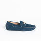 Mocassino basic fibbia bamboo - Blu