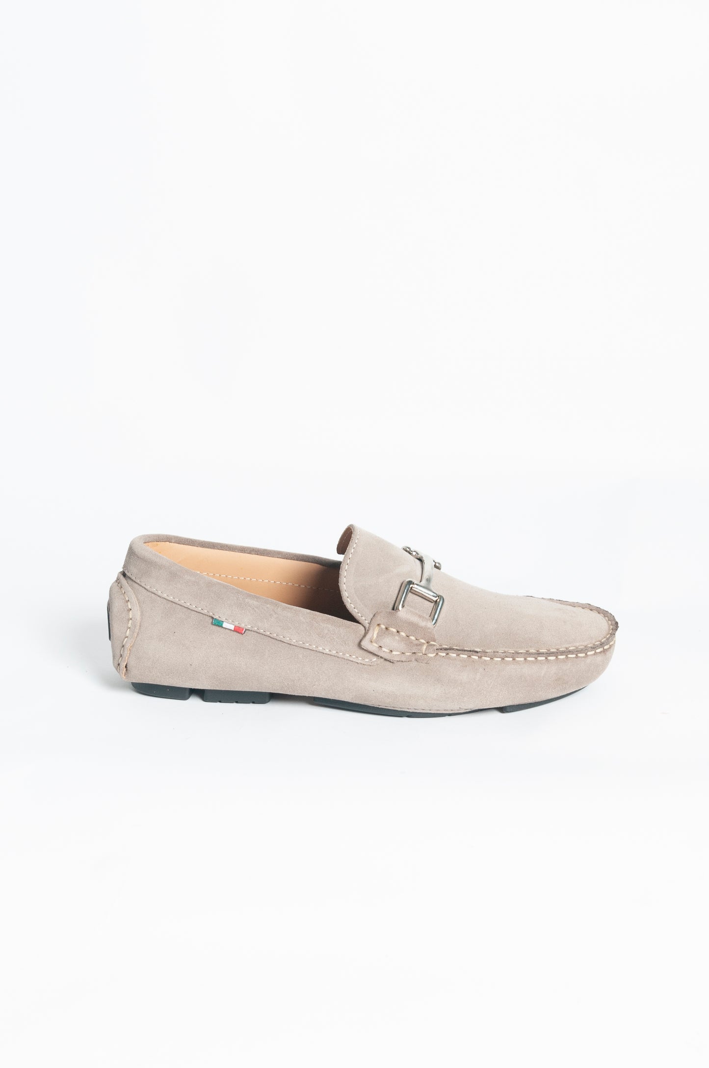 Mocassino basic fibbia regolare - Tortora