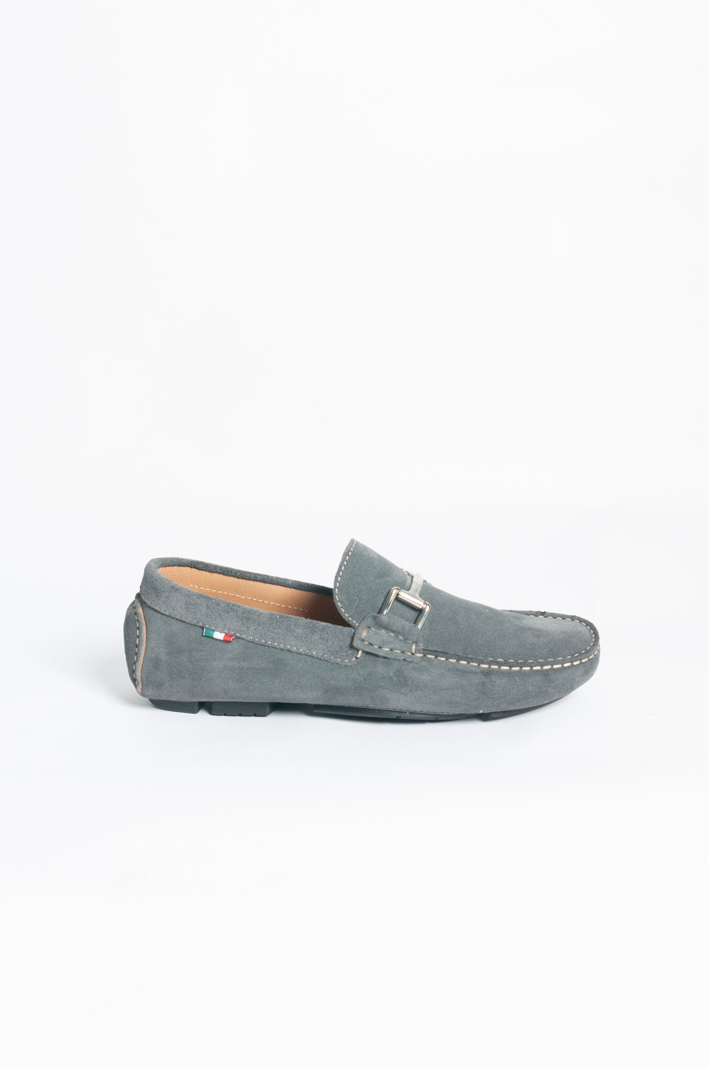 Mocassino basic fibbia regolare - Grigio