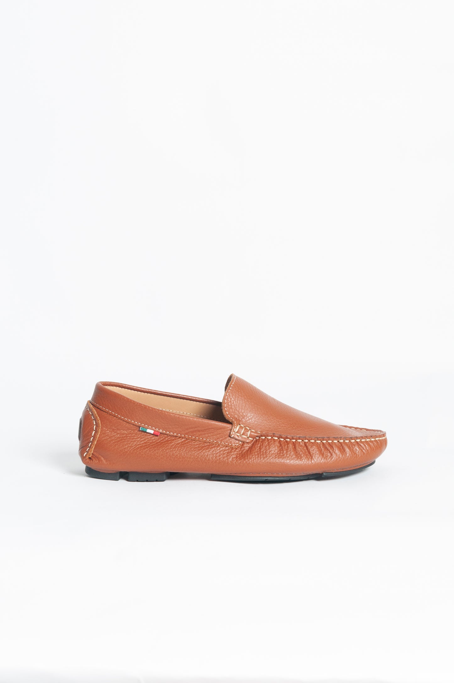 Mocassino basic pelle - Cuoio