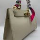 Borsa Mini Kelly foulard - Beige