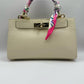 Borsa Mini Kelly foulard - Beige