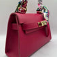 Borsa Mini K foulard - Fucsia
