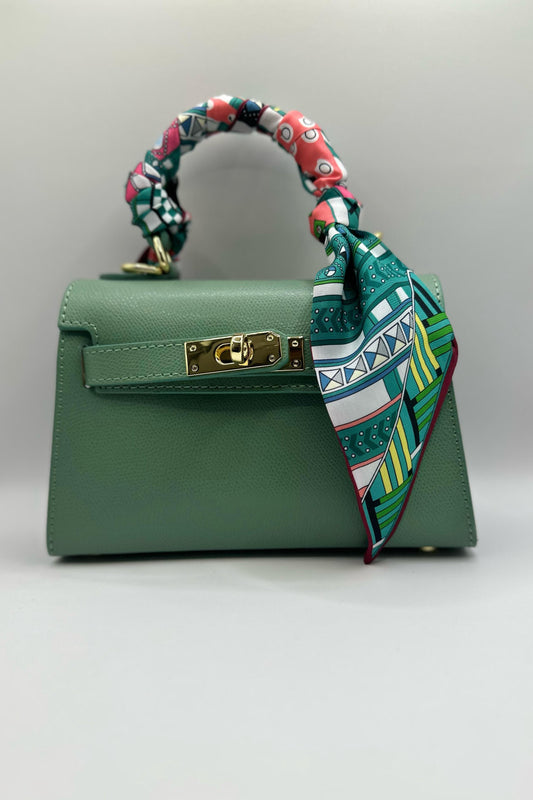 Borsa Mini K foulard - Menta