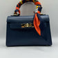 Borsa Mini K foulard - Blu