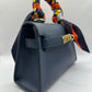 Borsa Mini K foulard - Blu