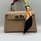 Borsa Mini K foulard - Beige
