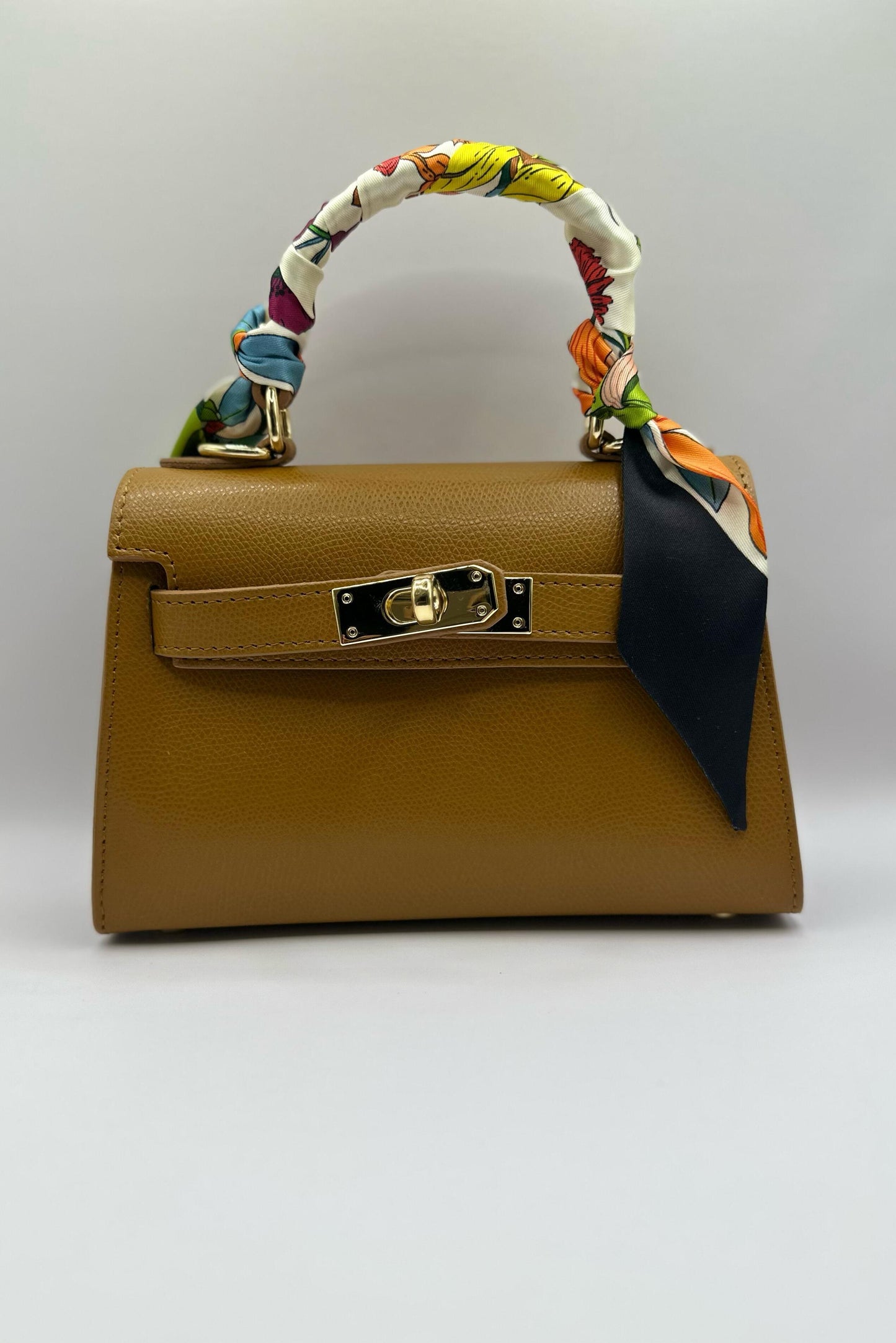Borsa Mini K foulard - Senape