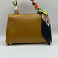 Borsa Mini K foulard - Senape