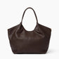 Borsa Jenny in pelle - Cioccolato