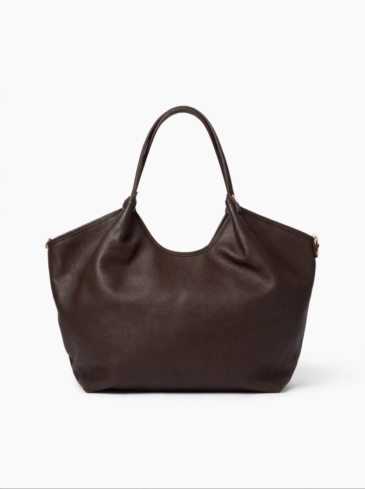 Borsa Jenny in pelle - Cioccolato