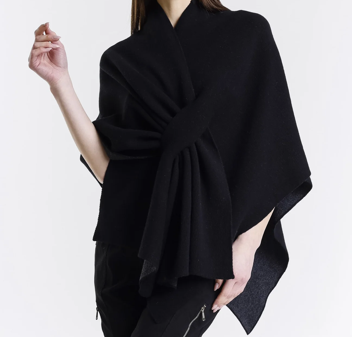 Poncho nero
