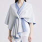 Poncho fiordaliso/crema