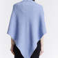 Poncho fiordaliso/crema