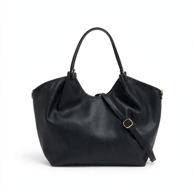 Borsa Jenny in pelle - Nero
