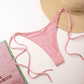 Slip Perizoma laccetti Cipria