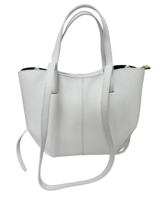 Borsa Cindy media - Bianco