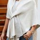 Poncho panna/grigio
