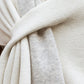 Poncho panna/grigio